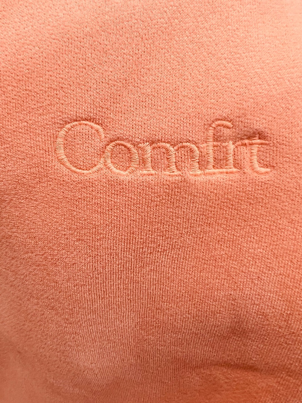 🧡Comfrt Colors Embroidered Coral Straight Leg Joggers Sweatpants 🧡